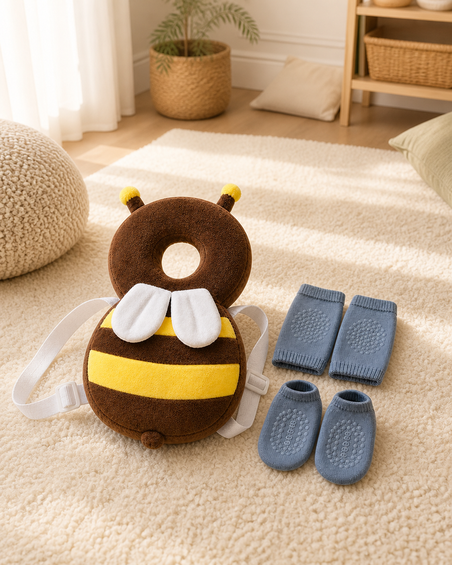 First Steps Confidence Bundle styled in a warm family home