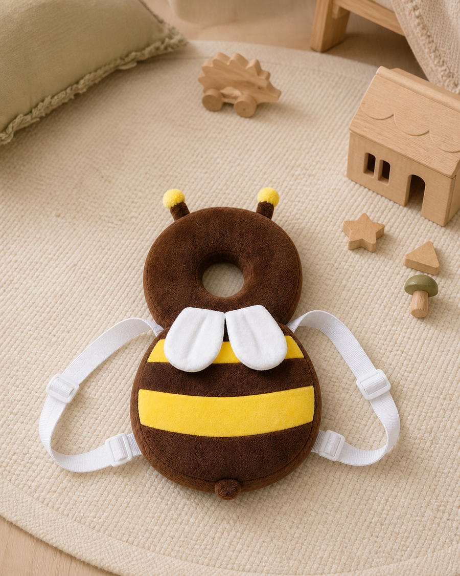 First Steps Comfort Helmet styled for a warm home playtime